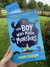 Cover of book "The Boy Who Made Monsters".