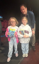 Thomas Taylor and two children